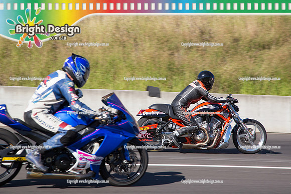 X-Champs @ Sydney Dragway SUN 4 May 2014  (6721)  COMP BIKE  BSB 4431  BLAIR PENNINGTON  MODIFIED BIKE  AMB 2695 NIKI ZAKRZEWSKI