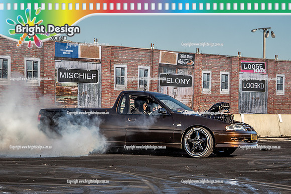 Skid City Day 4 @ Swan Hill Sept 2023 (12636) GHETTO BURNOUT SHANE D'AMATO