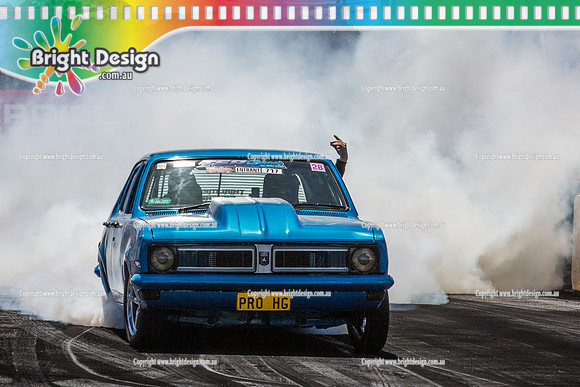 Summernats 28 Saturday 3 Jan 2015  BD  (5004)   PROHG BURNOUT