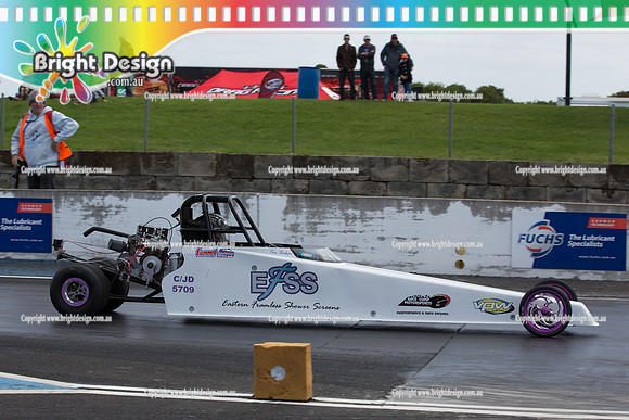 Summit Sportsman Series Rnd 1 Drag Racing 17 Jan 2015 @ Portland  (10063)  JUNIOR DRAGSTER CJD 5709 TIM BAKER