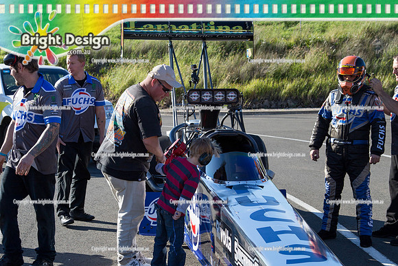 X-Champs @ Sydney Dragway SUN 4 May 2014  (6912)  LAMATTINA RACING CROWD  TOP FUEL