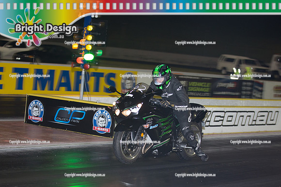 ANDRA Street Outlaws Drag Racing Quals Rnd 4 @ Calder Park  5 August 2014 (23143)   BIKE