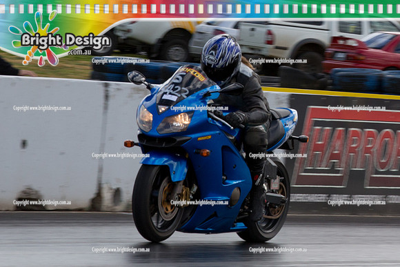 ANDRA Street Outlaws Drag Racing Qualifiers Rnd 3 @ Calder Park  SUN 24 Aug 2014   (21371)  BIKE