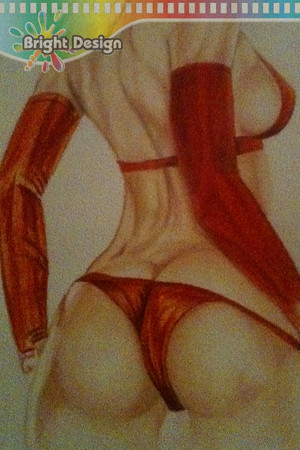 p fine art Traditonal pencil Illustration by Michelle Porobic from Bright Design