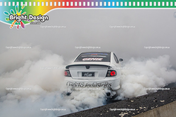 Summernats 28 Sunday 4 Jan 2015  BD  (8015)  FEAR BURNOUT