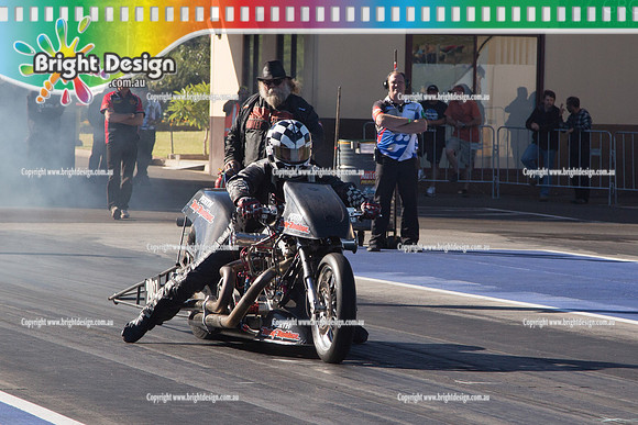 X-Champs @ Sydney Dragway SUN 4 May 2014  (6847)  TOP FUEL MOTORCYCLE  TBT  2987 BIKE MARK DREW