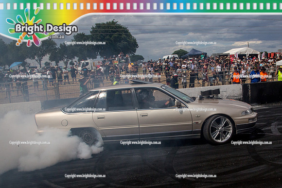 Summernats 28 Sunday 4 Jan 2015  BD  (8301)   GLDCLS BURNOUT
