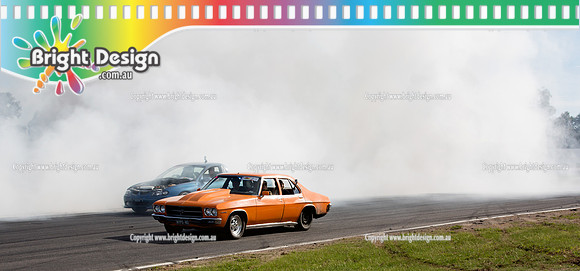 ECM - Easter Car Mania #1 Winton Raceway  MON 21 April 2014   (10157)  HYPOHQ  ENTRANT 118  BLUE UTE