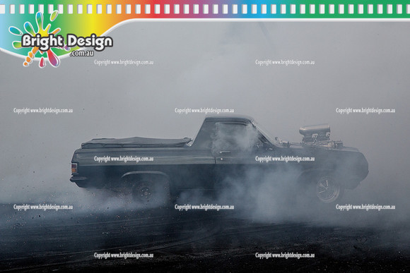 Summernats 28 Sunday 4 Jan 2015  BD  (8336)  BAD065 BURNOUT