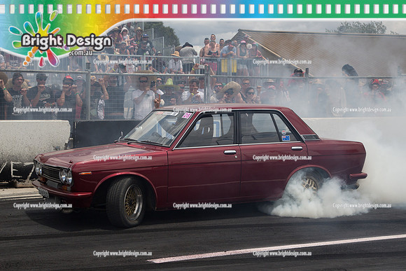 Summernats 28 Sunday 4 Jan 2015  BD  (7643)  QIK510 BURNOUT