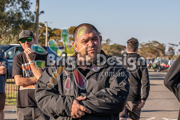 Street Machine Drag Challenge Weekend 3 SMDCW3 March 2022  BDMP1092  MILDURA DRIVERS BRIEFING CREW ALON VELLA PRO369 1674