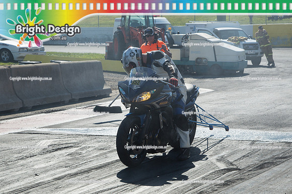 ANDRA Street Outlaws Drag Racing Quals Rnd 5 @ Calder Park 24 September 2014 (24481)  BIKE