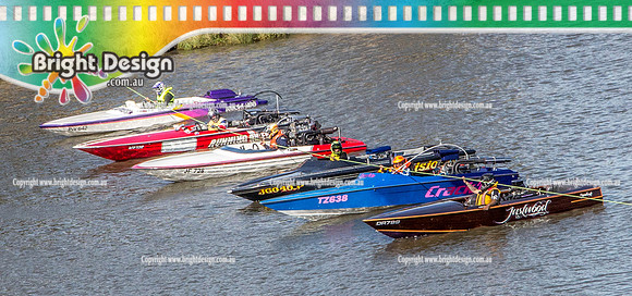 AAA VDBC Victorian Drag Boat Club Round 4 @ NWSC 6 May 2018 (16174) JUSTWOOD CRACKN JF7258 PRECISION RUNNING ON EMPTY RECKLESS START LINE