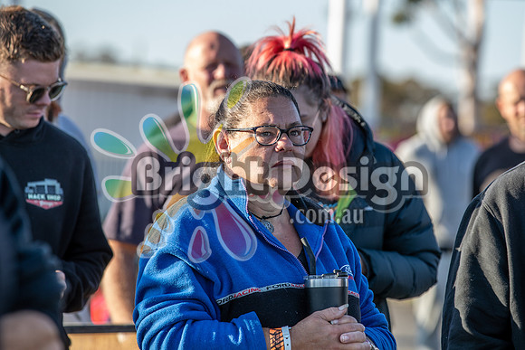 Street Machine Drag Challenge Weekend 3 SMDCW3 March 2022  BDMP1072  MILDURA DRIVERS BRIEFING CREW