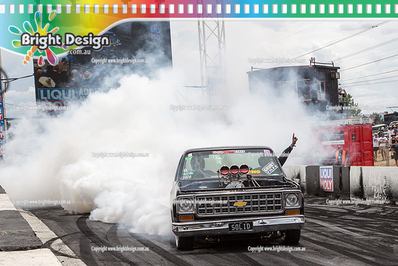 Summernats 28 Sunday 4 Jan 2015  BD  (7897)  SOLID BURNOUT