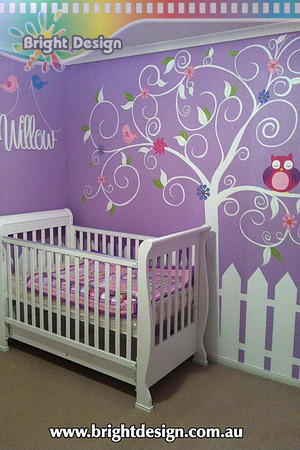 CA300 Internall Bedroom Wall Mural Custom Painted  by Bright Design Airbrush Studio (3)