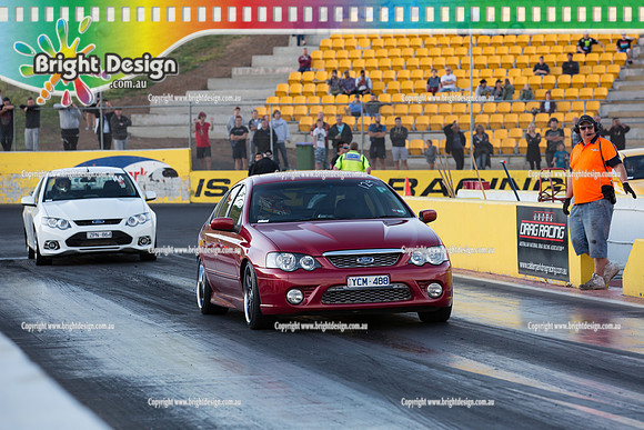 ANDRA Street Outlaws Drag Racing Quals Rnd 6 @ Calder Park 10 October 2014  (25895)  YCM488
