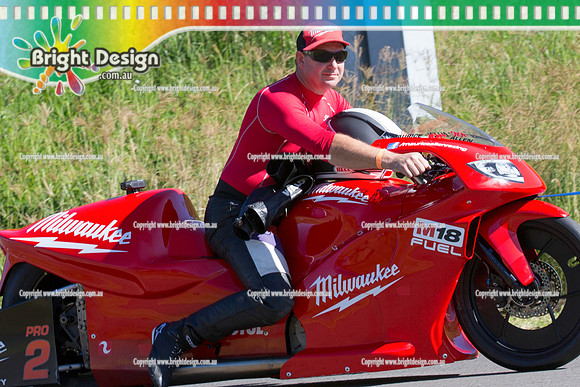 X-Champs @ Sydney Dragway SUN 4 May 2014  (6492)  BIKE PRO STOCK MOTORCYCLE 2 pm 98  MAURICE ALLEN