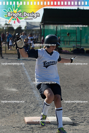 Berwisk Braves Softball  Club Finals Under 13 Girls  22 March 2015 (1130)