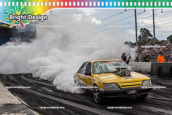 Summernats 28 Sunday 4 Jan 2015  BD  (8127)  LSONE BURNOUT