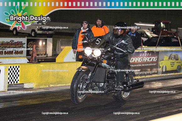 ANDRA Street Outlaws Drag Racing Quals Rnd 4 @ Calder Park  5 August 2014 (23538)  BIKE