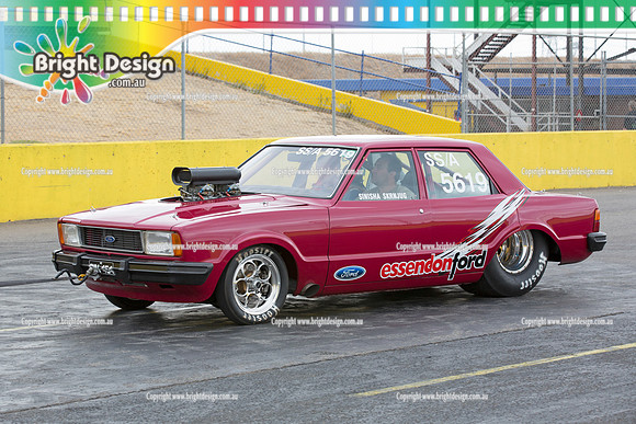 ANDRA John Taverna Classic #1 @ Calder Park Raceway March 1 2014  (11790)  SIN454  SSA 5619 RED CORTINA