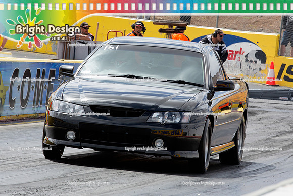 ANDRA Test n Tune @ Calder Park Raceway  SAT 25 Jan 2014  (7336)  ENTRANT 161 BLACK UTE