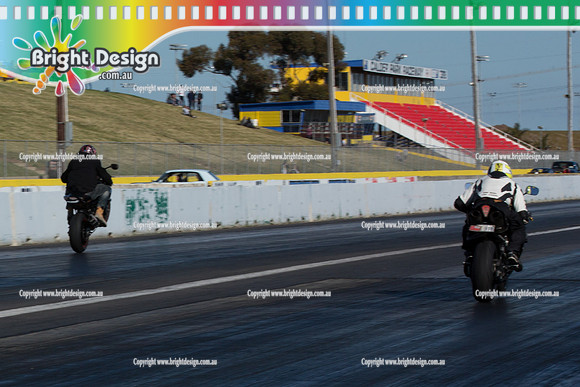 ANDRA Street Outlaws Drag Racing Quals Rnd 5 @ Calder Park 24 September 2014 (24853)  BIKE