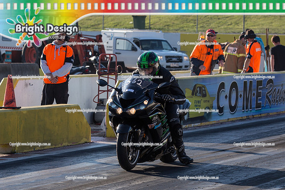 ANDRA Street Outlaws Drag Racing Quals Rnd 5 @ Calder Park 24 September 2014 (25366)  BIKE