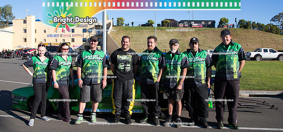 X-Champs @ Sydney Dragway SUN 4 May 2014  (7036)  CROWD  TD 2299  DANIEL GREGORINI  TOP DOOR SLAMMER  SCRATCH & MATCH RACING