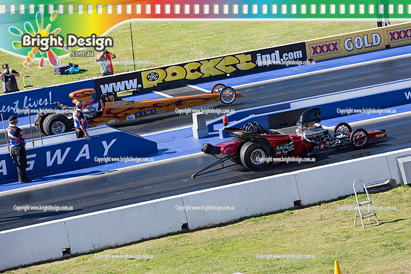 X-Champs @ Sydney Dragway FRI 2 May 2014  (1035)  AMD 3764 MICK BRAGGS RACING  AMD 1673 PETER BROWN