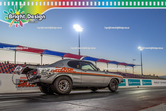 AAA Kenda - Nightmare at the Bend Saturday 14 2024 (15527) 7034 ROD TAYLOR CARL COX DRAG RACING CAPRI