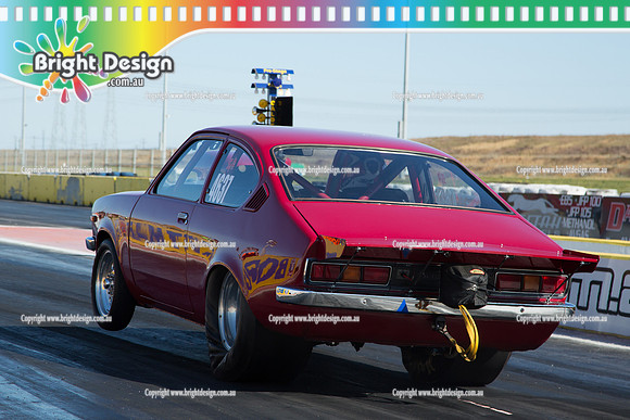 ANDRA Street Outlaws Drag Racing Quals Rnd 5 @ Calder Park 24 September 2014 (24661)  RED GEMINI  SSA 4637
