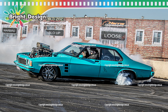 Skid City Day 4 @ Swan Hill Sept 2023 (12317) FULLONX BURNOUT RICK FULLER