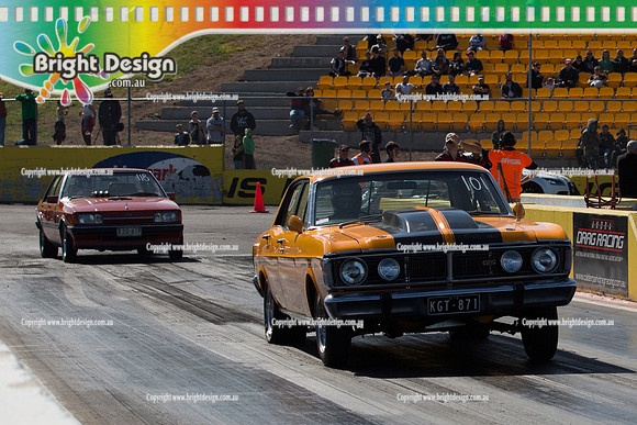 ANDRA Street Outlaws Drag Racing Quals Rnd 5 @ Calder Park 24 September 2014 (24181)  KGT871