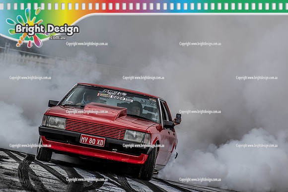 Summernats 34 Friday 7 Jan 2022  BDMP3196  MY80XD BURNOUT
