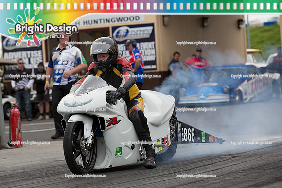 X-Champs @ Sydney Dragway SAT 3 May 2014  (4620)  SCOTT WHITE  PRO BIKE 868