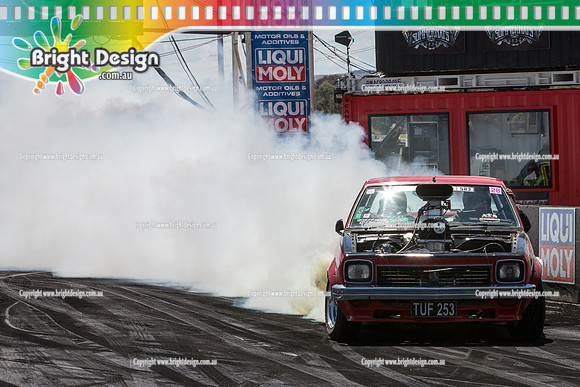 Summernats 28 Saturday 3 Jan 2015  BD (4666)  TUF253 BURNOUT