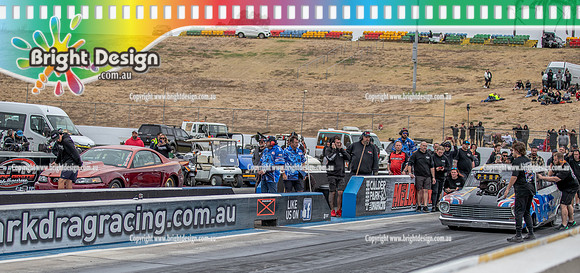 Street Outlaws NPK No Prep Kings vs Australia @ Calder D2 19 March 2023 (148887) STEVE ATHANS 5124 1517 DANIEL CAMILLERI RACING