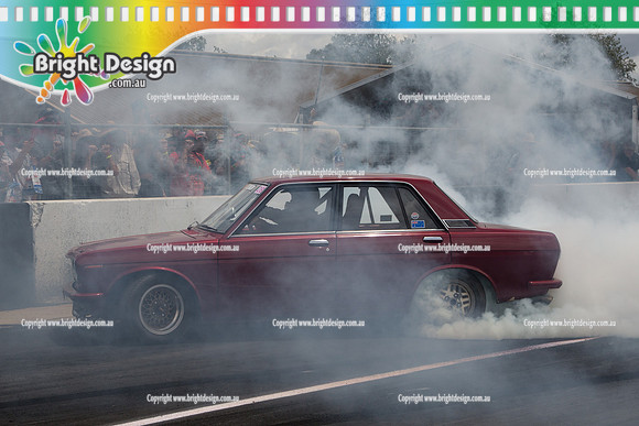 Summernats 28 Sunday 4 Jan 2015  BD  (7638)  QIK510 BURNOUT