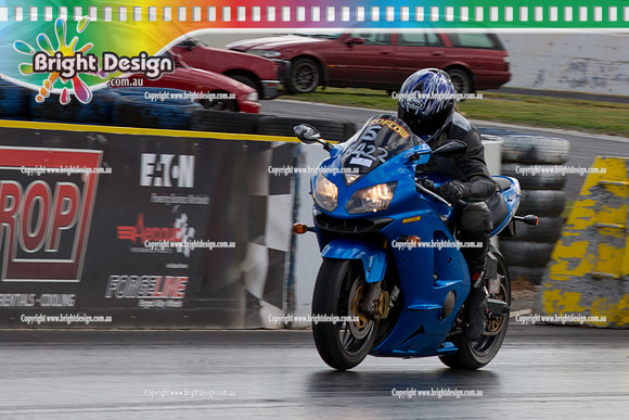 ANDRA Street Outlaws Drag Racing Qualifiers Rnd 3 @ Calder Park  SUN 24 Aug 2014   (21370)  BIKE