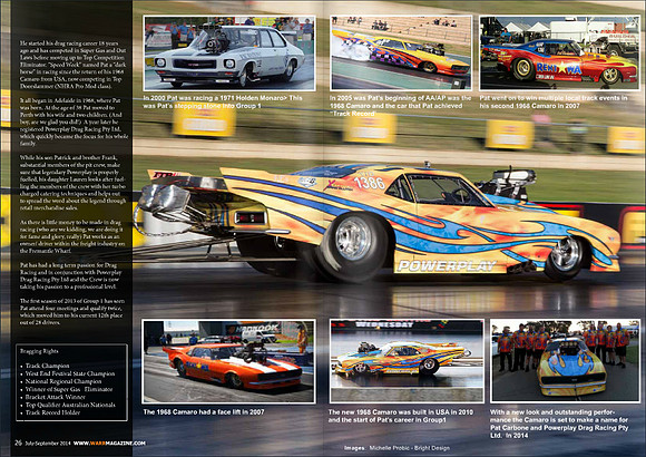 WARR Magazine Issue 1 - p26-27 Powerplay Pat Carbone