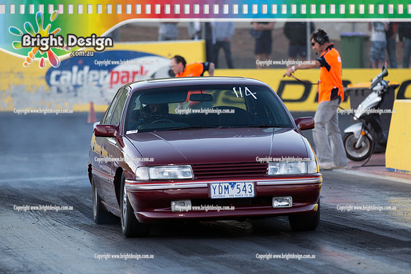 ANDRA Street Outlaws Drag Racing Quals Rnd 6 @ Calder Park 10 October 2014  (26029)  YDM543