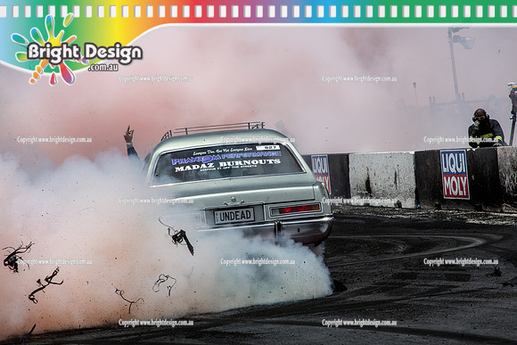 Summernats 28 Sunday 4 Jan 2015  BD  (7636)  UNDEAD BURNOUT