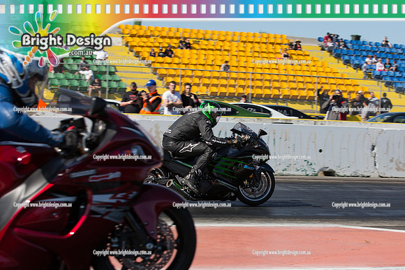 ANDRA Street Outlaws Drag Racing Quals Rnd 5 @ Calder Park 24 September 2014 (24210)  BIKE