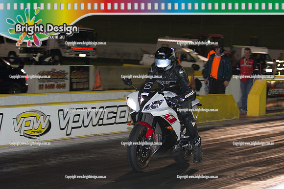ANDRA Street Outlaws Drag Racing Quals Rnd 4 @ Calder Park  5 August 2014 (23368)  BIKE