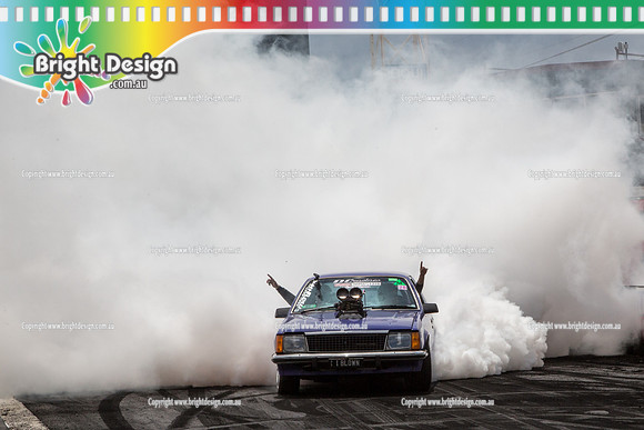 Summernats 28 Sunday 4 Jan 2015  BD  (7930)  IBLOWN BURNOUT