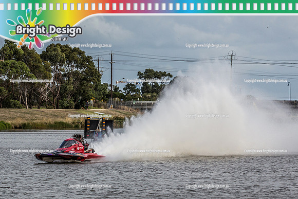 AA VDBC Victorian Drag Boat Club Wet'n'Wild RND 3 Nationals 2 April 2017 @ NWSC (13204) DISTANT THUNDER