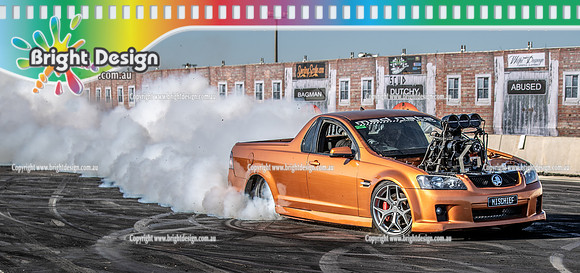 Skid City Day 4 @ Swan Hill Sept 2023 (12046) MISCHIEF BURNOUT TRISTAN LEE MADGWICK