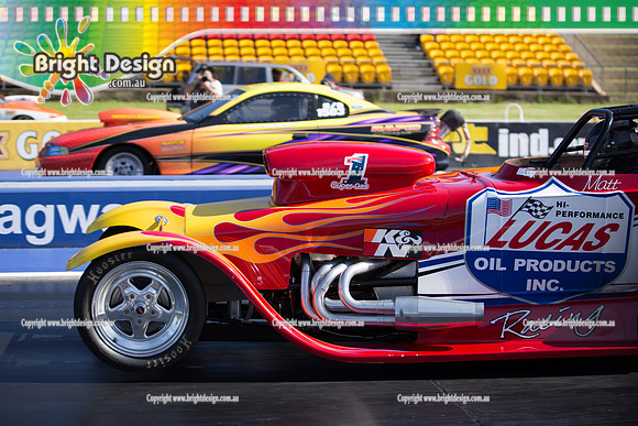 X-Champs @ Sydney Dragway SUN 4 May 2014  (6175)  SG #1 MATT FORBES  LUCAS OIL PRODUCTS INC